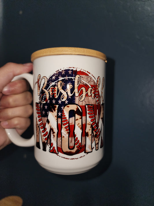 Baseball Mom Coffe Mug