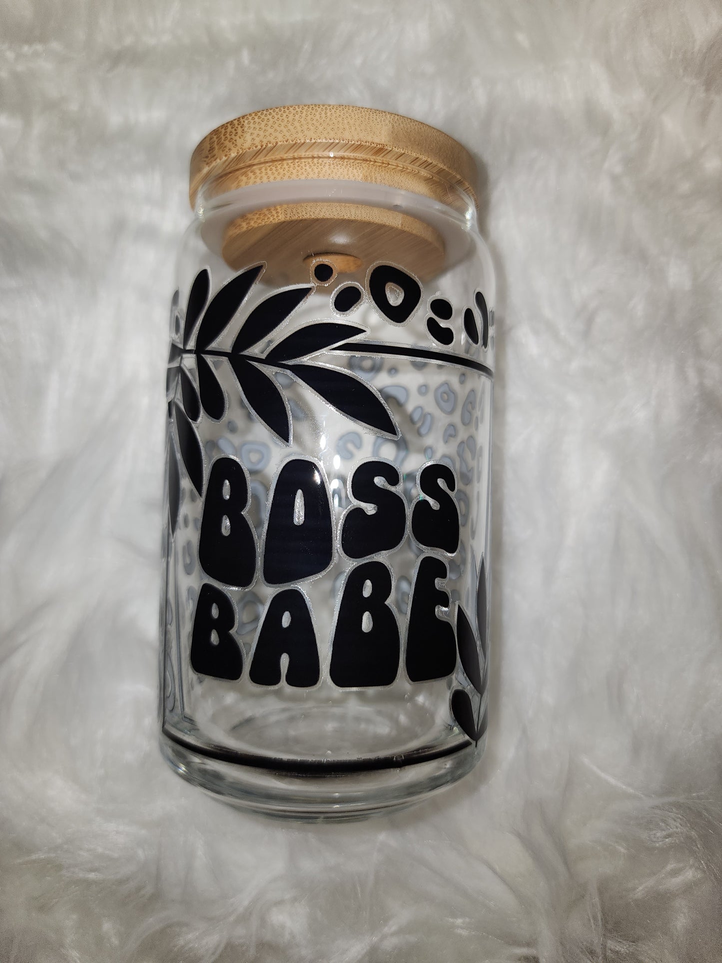 Boss Babe Glass Can